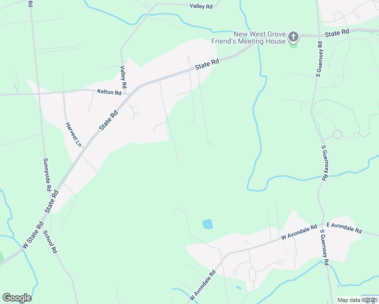 map of restaurants, bars, coffee shops, grocery stores, and more near 366 Hipkins Road in West Grove