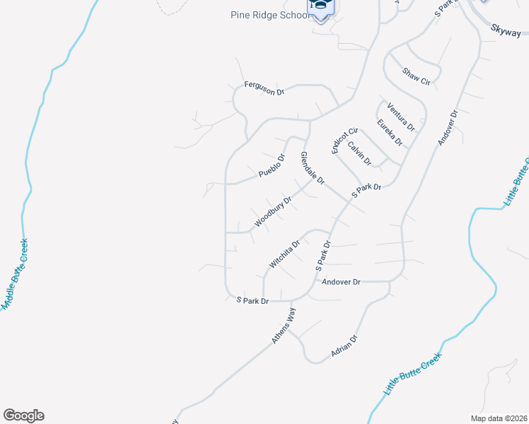 map of restaurants, bars, coffee shops, grocery stores, and more near 6243 Woodbury Drive in Magalia