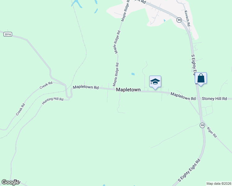 map of restaurants, bars, coffee shops, grocery stores, and more near 940 Mapletown Road in Greensboro