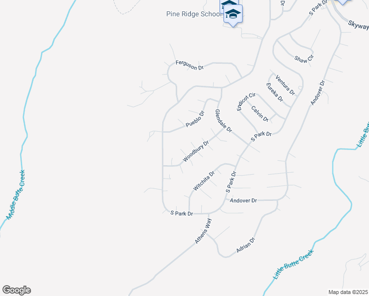 map of restaurants, bars, coffee shops, grocery stores, and more near 13620 Lander Court in Magalia