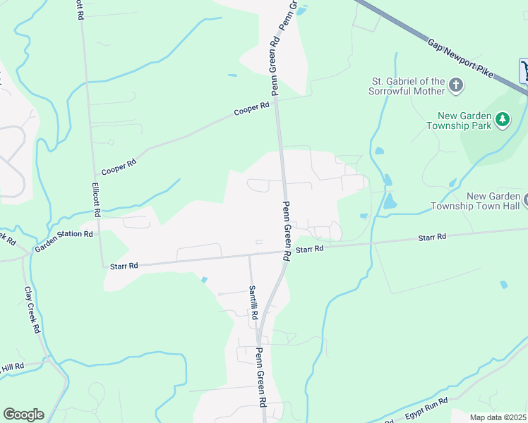 map of restaurants, bars, coffee shops, grocery stores, and more near 712 Penn Green Road in Landenberg