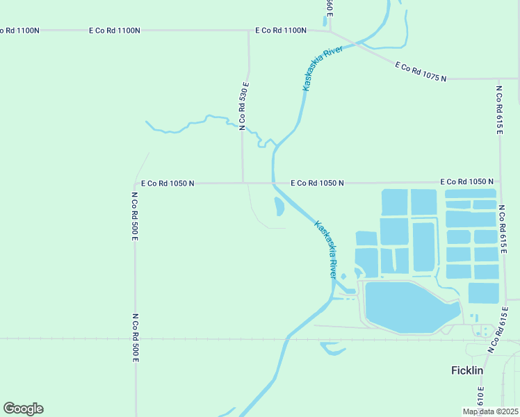 map of restaurants, bars, coffee shops, grocery stores, and more near 529E East Co Road 1050 North in Tuscola