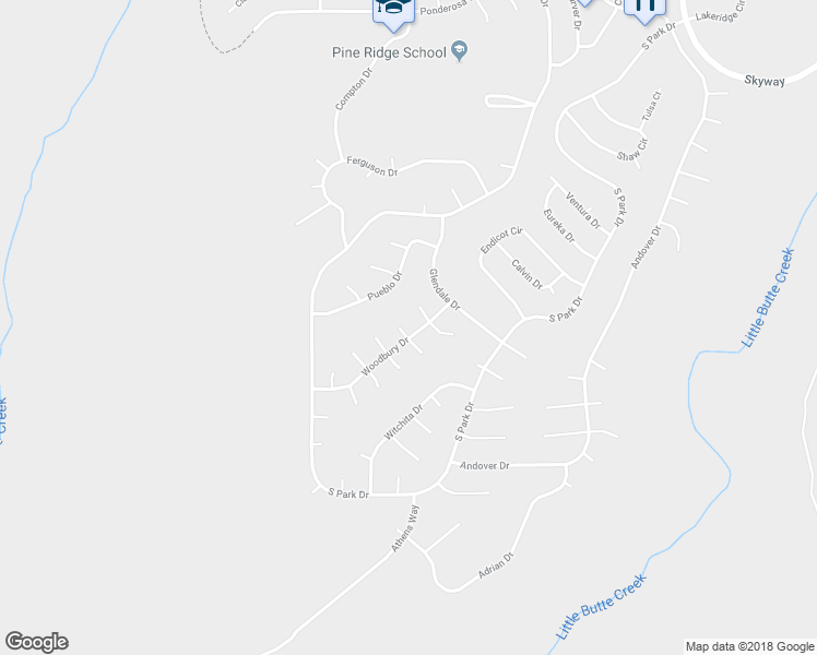 map of restaurants, bars, coffee shops, grocery stores, and more near 13640 Ed Court in Magalia