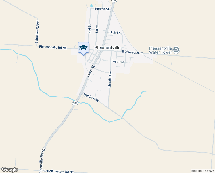 map of restaurants, bars, coffee shops, grocery stores, and more near 319 Lincoln Avenue in Pleasantville
