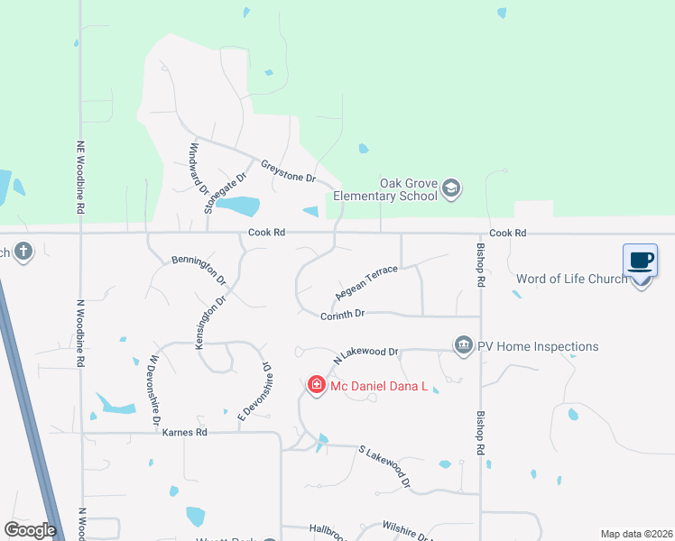 map of restaurants, bars, coffee shops, grocery stores, and more near 3803 Covington Court in Saint Joseph