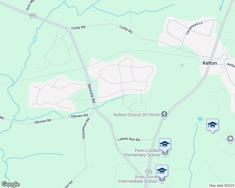 map of restaurants, bars, coffee shops, grocery stores, and more near 124 Reynolds Lane in West Grove