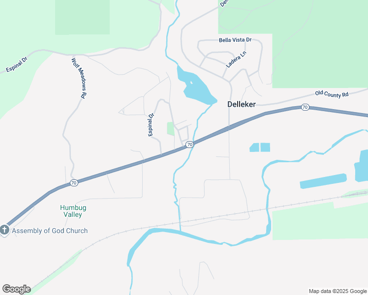 map of restaurants, bars, coffee shops, grocery stores, and more near 73708 California 70 in Portola
