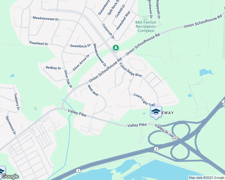 map of restaurants, bars, coffee shops, grocery stores, and more near 4004 Loyala Chase Lane in Dayton