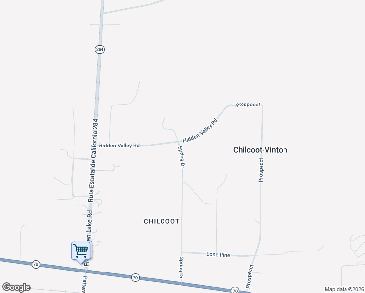 map of restaurants, bars, coffee shops, grocery stores, and more near Spring Drive in Chilcoot