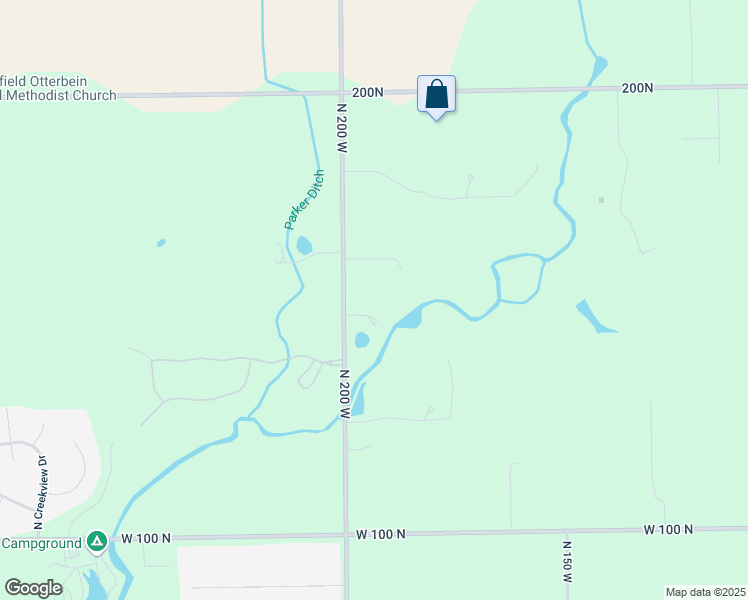 map of restaurants, bars, coffee shops, grocery stores, and more near 1533 North 200 West in Greenfield