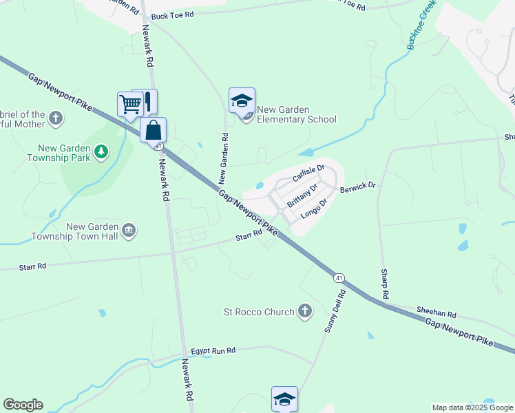 map of restaurants, bars, coffee shops, grocery stores, and more near 305 Carlisle Drive in Avondale