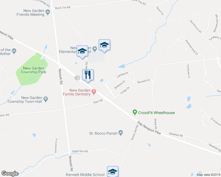 map of restaurants, bars, coffee shops, grocery stores, and more near 10 North Henley Drive in Avondale