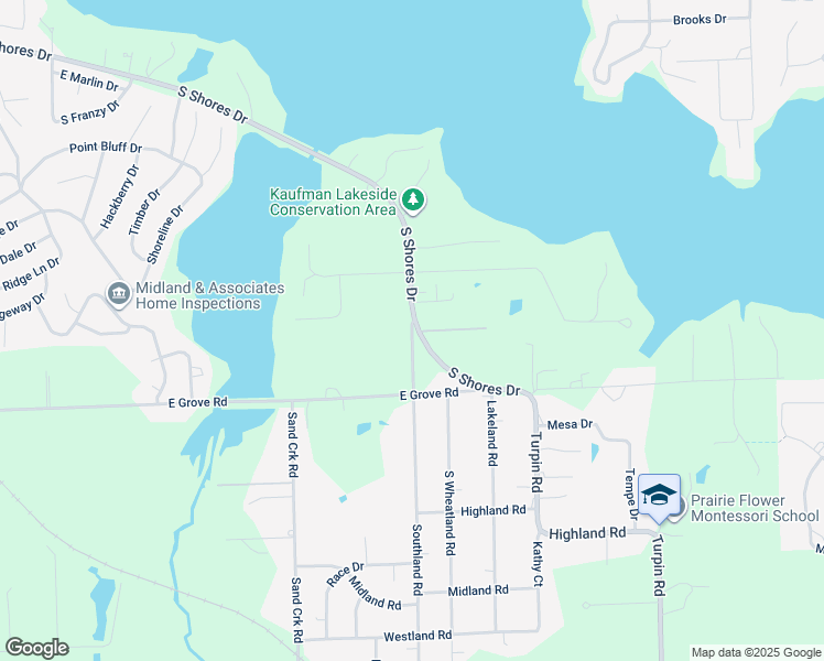 map of restaurants, bars, coffee shops, grocery stores, and more near 2701-2899 Southland Road in Decatur