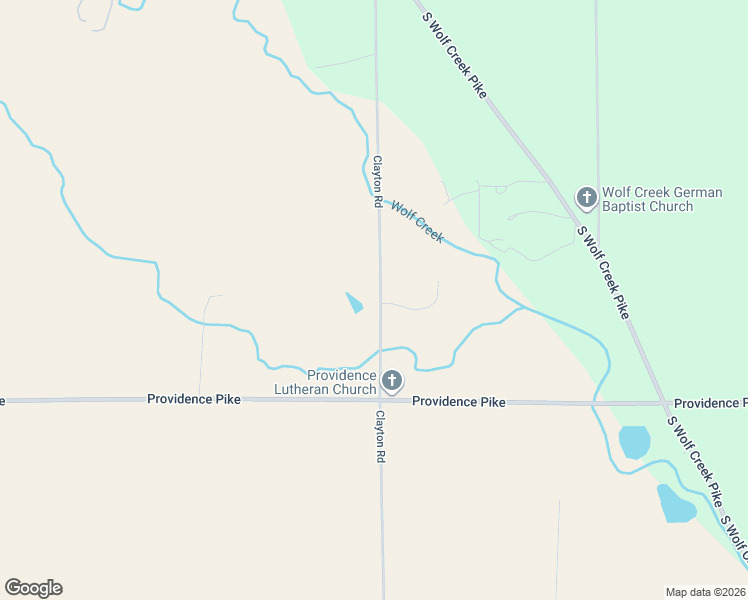 map of restaurants, bars, coffee shops, grocery stores, and more near 4225 Clayton Road in Brookville