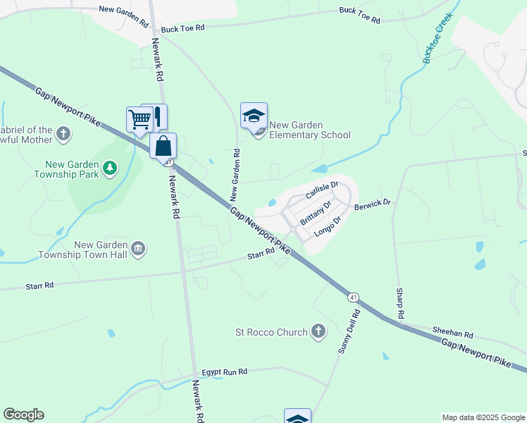 map of restaurants, bars, coffee shops, grocery stores, and more near 305 Carlisle Drive in Avondale