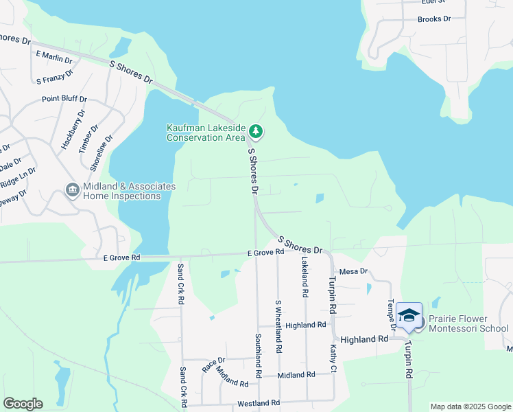 map of restaurants, bars, coffee shops, grocery stores, and more near 2701 Southland Road in Decatur