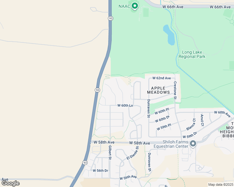 map of restaurants, bars, coffee shops, grocery stores, and more near 6084 Eldora Street in Golden