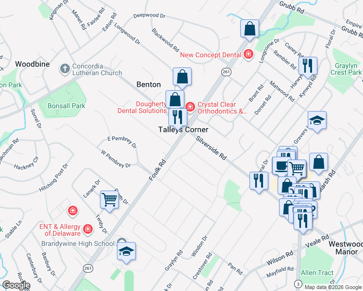 map of restaurants, bars, coffee shops, grocery stores, and more near in 