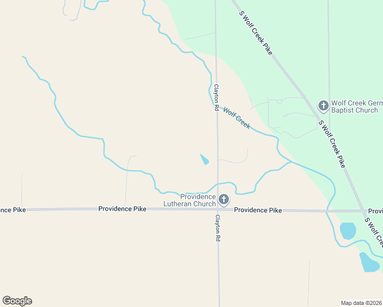 map of restaurants, bars, coffee shops, grocery stores, and more near 4225 Clayton Road in Brookville
