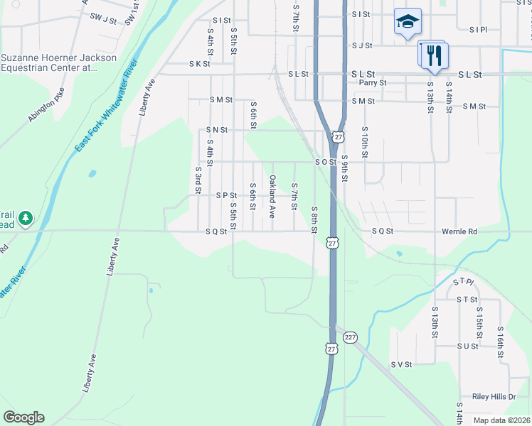 map of restaurants, bars, coffee shops, grocery stores, and more near 1601 South 6th Street in Richmond