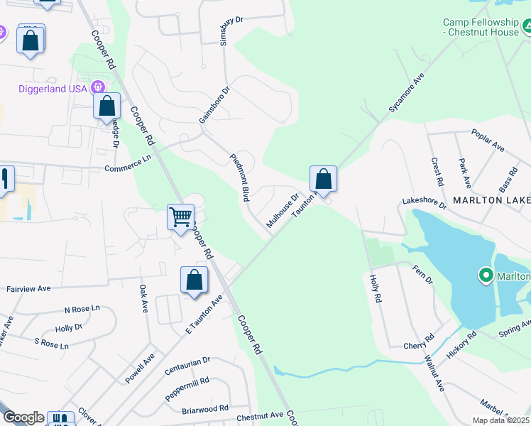 map of restaurants, bars, coffee shops, grocery stores, and more near 3 Taranto Ln in West Berlin