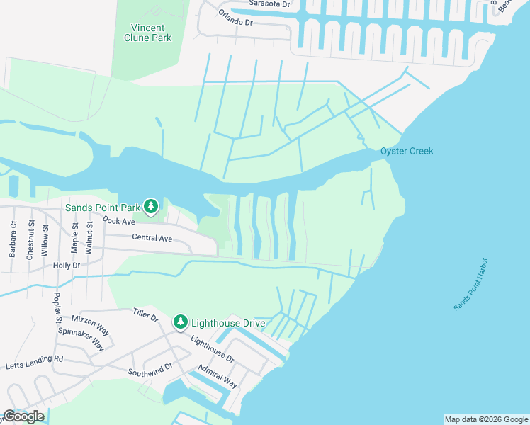 map of restaurants, bars, coffee shops, grocery stores, and more near 34 Sands Point Road in Ocean Township