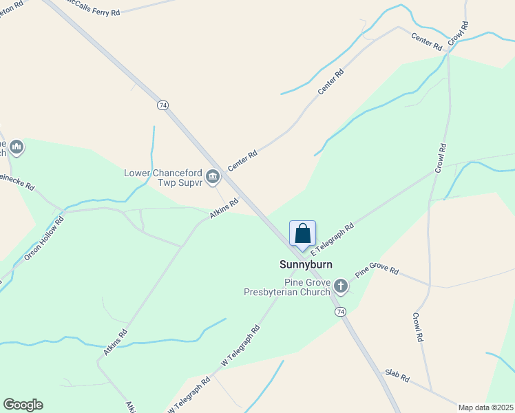 map of restaurants, bars, coffee shops, grocery stores, and more near 4161 Delta Road in Airville