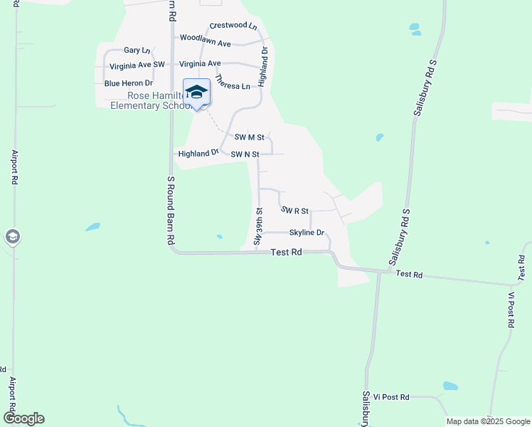 map of restaurants, bars, coffee shops, grocery stores, and more near 1675 Southwest 39th Street in Richmond