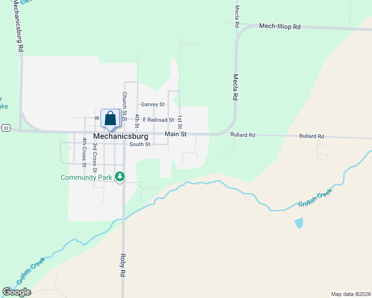 map of restaurants, bars, coffee shops, grocery stores, and more near 212 Hillcrest Drive in Mechanicsburg