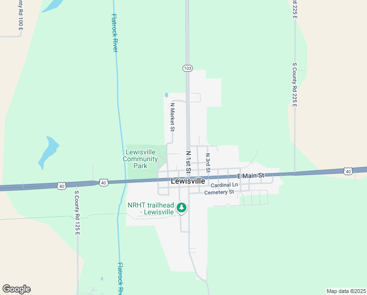 map of restaurants, bars, coffee shops, grocery stores, and more near 207 N 1st St in Lewisville