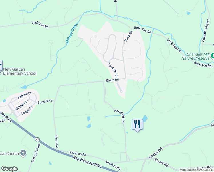 map of restaurants, bars, coffee shops, grocery stores, and more near 122 Hartefeld Drive in Avondale