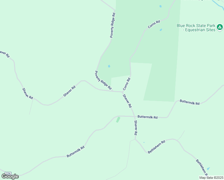 map of restaurants, bars, coffee shops, grocery stores, and more near 8399 Poverty Ridge Rd in Blue Rock