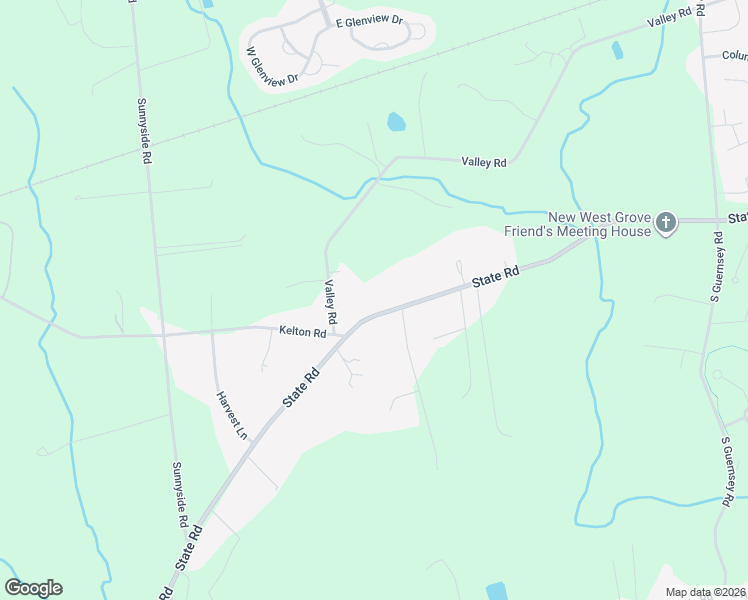 map of restaurants, bars, coffee shops, grocery stores, and more near 391 Hipkins Road in West Grove