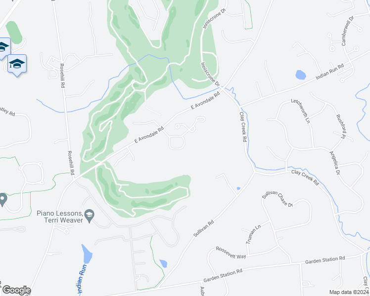 map of restaurants, bars, coffee shops, grocery stores, and more near 144 Maloney Terrace in Avondale