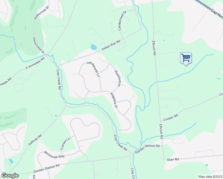 map of restaurants, bars, coffee shops, grocery stores, and more near 17 Angelica Drive in Avondale
