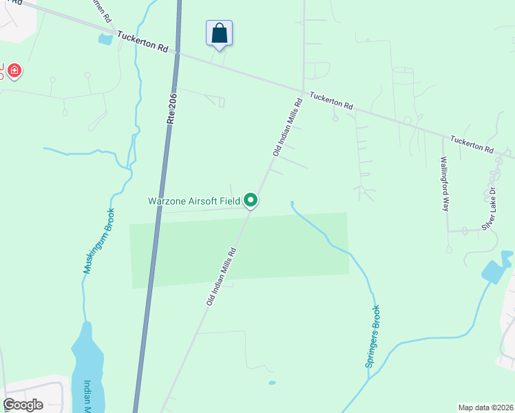 map of restaurants, bars, coffee shops, grocery stores, and more near 1332 Old Indian Mills Road in Shamong
