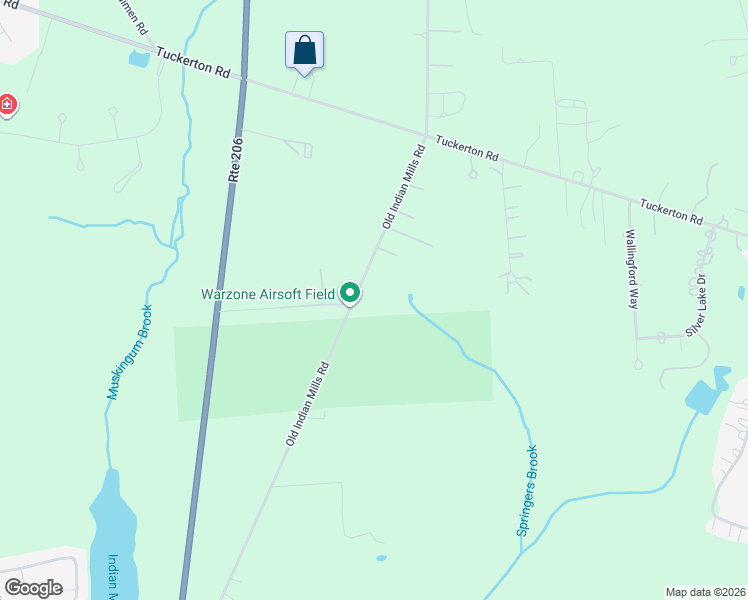 map of restaurants, bars, coffee shops, grocery stores, and more near 1332 Old Indian Mills Road in Shamong