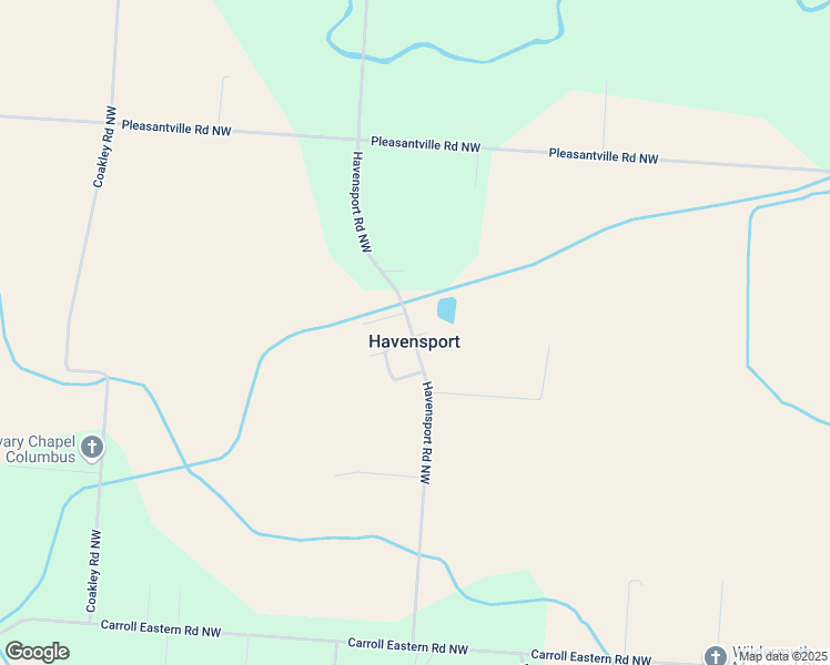 map of restaurants, bars, coffee shops, grocery stores, and more near 5616 Havensport Road Northwest in Carroll