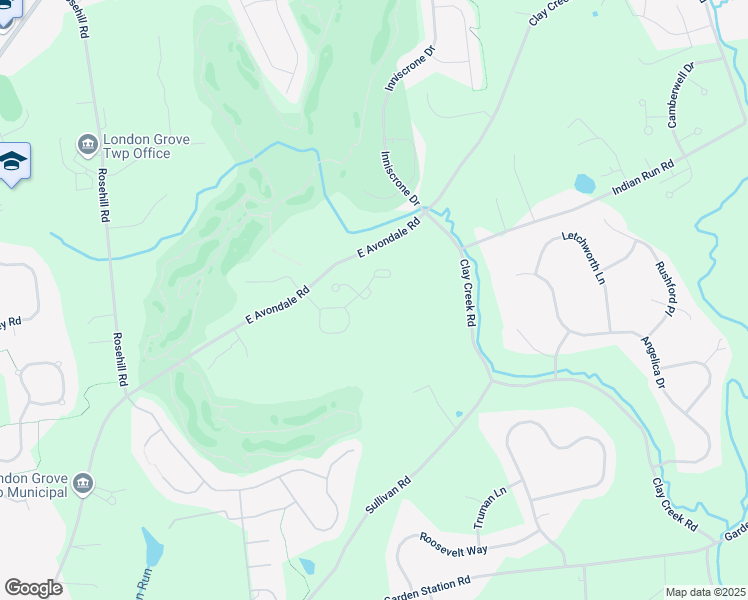map of restaurants, bars, coffee shops, grocery stores, and more near Yates Terrace in Avondale
