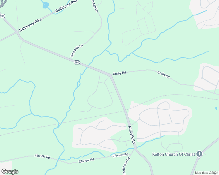 map of restaurants, bars, coffee shops, grocery stores, and more near 8 Mystery Rose Lane in West Grove