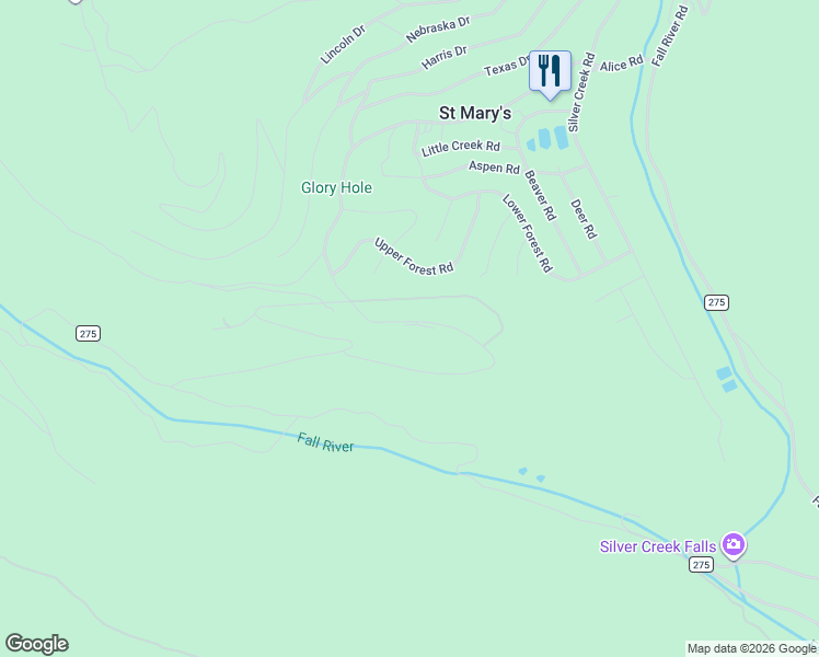 map of restaurants, bars, coffee shops, grocery stores, and more near 160 Vista Road in Idaho Springs