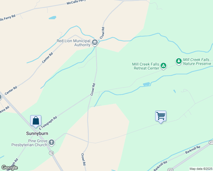map of restaurants, bars, coffee shops, grocery stores, and more near 177 E Telegraph Rd in Airville