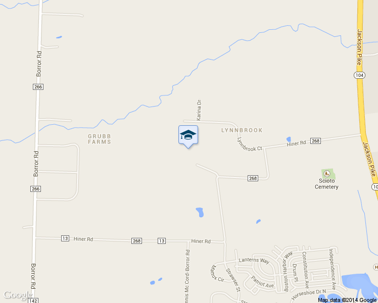 map of restaurants, bars, coffee shops, grocery stores, and more near 1470 Hiner Road in Orient