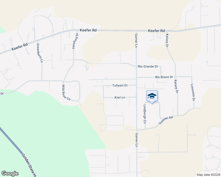 map of restaurants, bars, coffee shops, grocery stores, and more near 4267 Tuliyani Drive in Chico