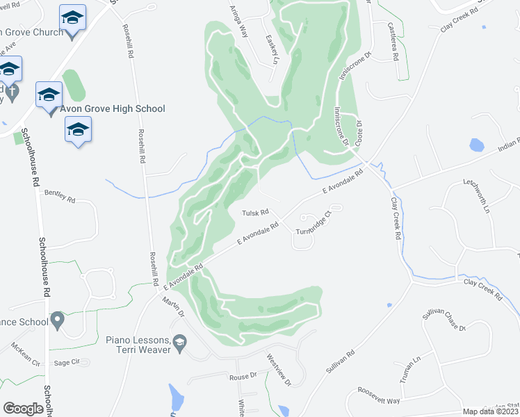 map of restaurants, bars, coffee shops, grocery stores, and more near 119 Tulsk Road in Avondale
