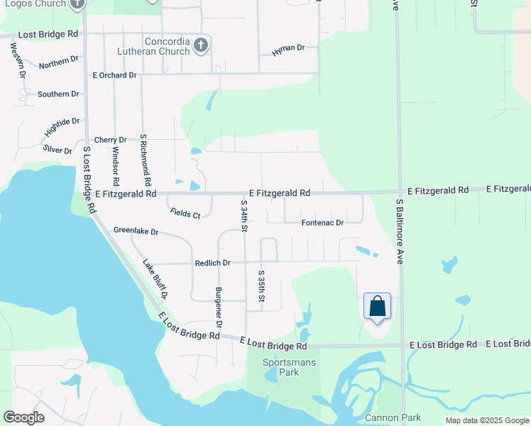 map of restaurants, bars, coffee shops, grocery stores, and more near 3420 Fontenac Drive in Decatur