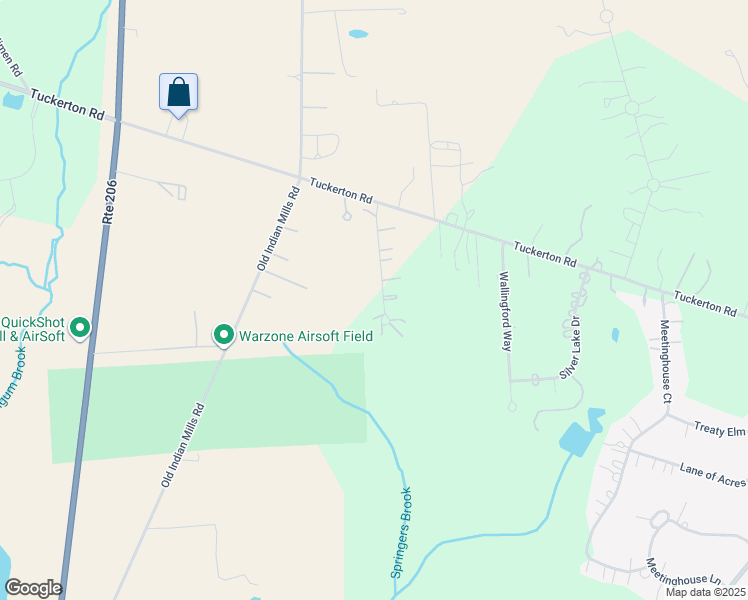 map of restaurants, bars, coffee shops, grocery stores, and more near 117 Winchester Way in Shamong