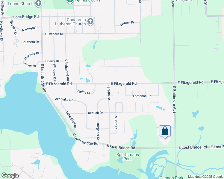 map of restaurants, bars, coffee shops, grocery stores, and more near 3420 Fontenac Drive in Decatur