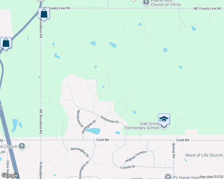 map of restaurants, bars, coffee shops, grocery stores, and more near Stonebridge Drive in Saint Joseph