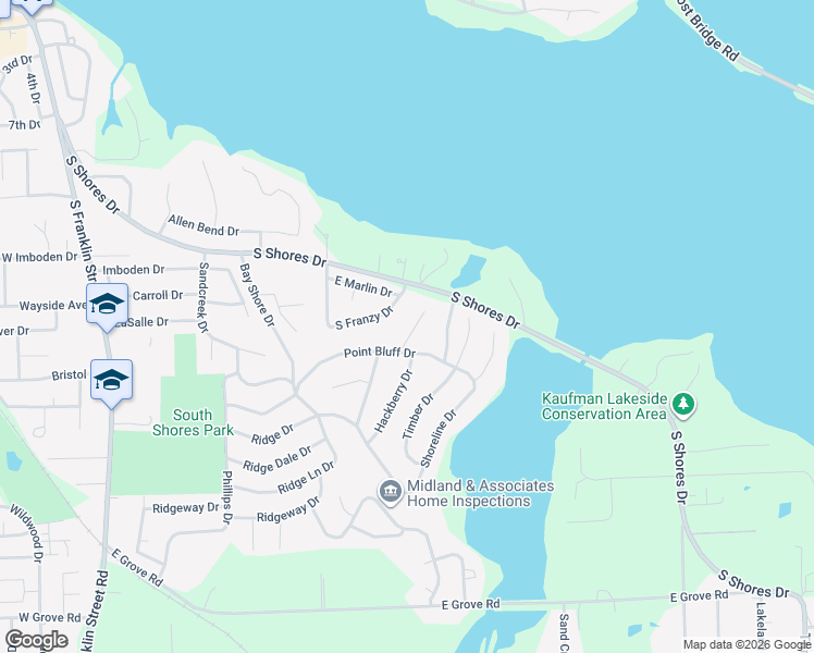 map of restaurants, bars, coffee shops, grocery stores, and more near 301-399 Hackberry Pl in Decatur